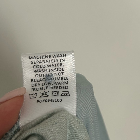 Show Me Your Mumu Lasso Anchor Chambray Wide Leg Pants  size 26 NWT - Picture 15 of 15